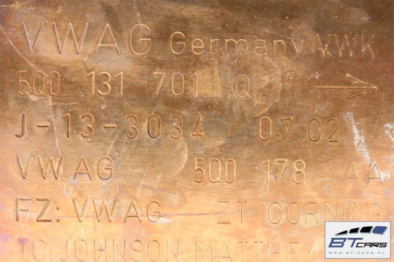 AUDI TT KATALIZATOR WYDECH 5Q0131701Q 5Q0 131 701 8S 5Q0131701Q 5Q0131701Q 5Q0131701Q 5Q0131701Q 5Q0131701Q 8S0253211 5Q0131701