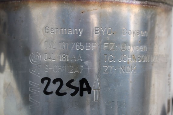 AUDI KATALIZATOR FILTR CZĄSTEK STAŁYCH DPF 04L131669H 04L131765BP 04L131669HX 04L131670SX 2.0 TDi diesel 04L 131 669 H HX 670 SX