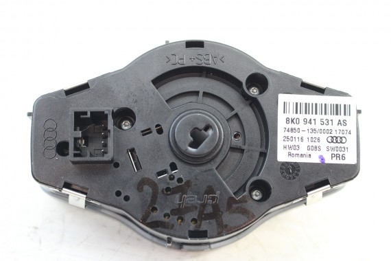 AUDI A4 A5 Q5 PRZEŁĄCZNIK ŚWIATEŁ 8K0941531AS WŁĄCZNIK  8K0 941 531 AS 8K0941531AA 8K0941531AL 8K0941531G FL LIFT 8K B8 8T 8R