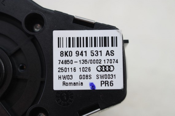 AUDI A4 A5 Q5 PRZEŁĄCZNIK ŚWIATEŁ 8K0941531AS WŁĄCZNIK  8K0 941 531 AS 8K0941531AA 8K0941531AL 8K0941531G FL LIFT 8K B8 8T 8R