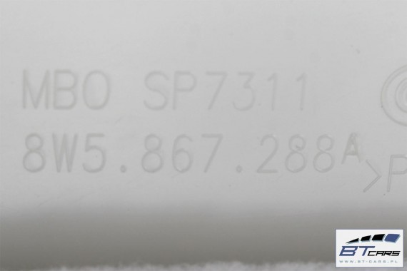 AUDI A4 SEDAN SŁUPEK C POSZYCIE 8W5867287A 8W5867288A 8W B9 górne podsufitki szary 8W5867287B 8W5867288B 8W5867287 8W5867288