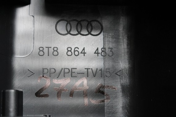 AUDI A5 SPORTBACK BOCZEK DYWAN TAPICERKA BAGAZNIKA 8T8864483 8T8861529 8T0863463 8T8863879M 8T8863880M boczki bagażnik tapicerka