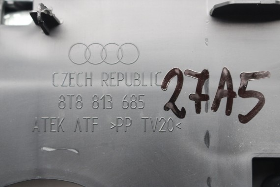 AUDI A5 SPORTBACK 8T8813685 KLUCZ DO KÓŁ + ETUI + ŚRUBOKRĘT + hak ucho 8K0805615 8N0012219 8Z0012255 Schowek z Narzędziami