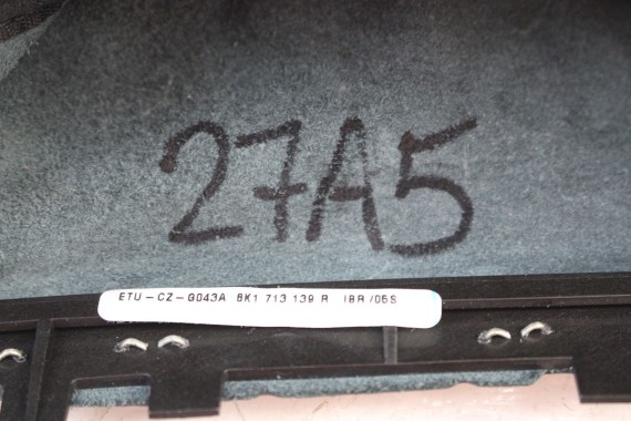 AUDI A4 A5 Q5 FL LIFT GAŁKA ZMIANY BIEGÓW 8K1713139R 8K1 713 139 R 8K B8 8T 8R kolor IBR - czarny (soul) mieszek