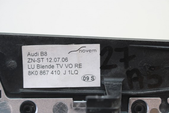 AUDI A5 SPORTBACK LISTWY OZDOBNE LISTWA DEKOR WYKOŃCZENIE TAPICERKA 8K0863305P 8K0867419J 8K0867420J 8K0867410J 8T1857186AE 1LQ