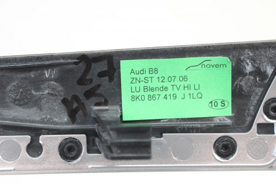 AUDI A5 SPORTBACK LISTWY OZDOBNE LISTWA DEKOR WYKOŃCZENIE TAPICERKA 8K0863305P 8K0867419J 8K0867420J 8K0867410J 8T1857186AE 1LQ
