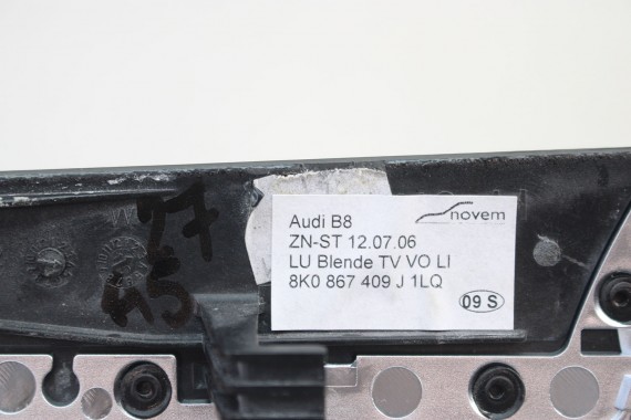 AUDI A5 SPORTBACK LISTWY OZDOBNE LISTWA DEKOR WYKOŃCZENIE TAPICERKA 8K0863305P 8K0867419J 8K0867420J 8K0867410J 8T1857186AE 1LQ
