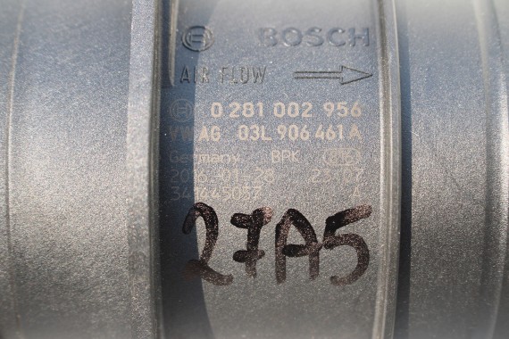 VW AUDI SKODA PRZEPŁYWKA PRZEPŁYWOMIERZ 03L906461A 03L 906 461 A masowy powietrza 03L906461A TDi diesel 03L906461A 03L906461A