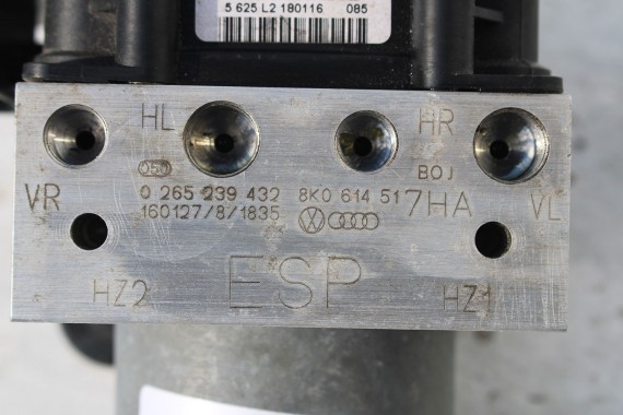 AUDI A4 A5 POMPA ABS 8K0907379CP hamulcow 8K0614517HA agregat BEF 8K0614517HC 8K0614517CD 8K0614517GA 8K0614517CF 8K 8T FL LIFT