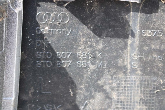 AUDI A5 LIFT PRZÓD 8T LZ7G maska błotniki zderzak pas przedni wzmocnienie błotnik lampy Xenon Led L5L5 8T FL 8T0941005C S-LINE