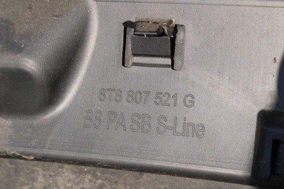 AUDI A5 SPORTBACK TYŁ ZDERZAK tylny + KLAPA BAGAŻNIKA LAMPY LED 8T 8T8 T9T9 LY9C S-LINE lampa 8T8945095F 8T8945096F 8T0945093C