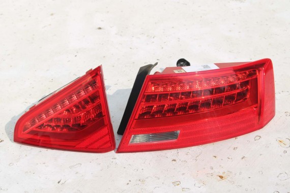 AUDI A5 SPORTBACK TYŁ ZDERZAK tylny + KLAPA BAGAŻNIKA LAMPY LED 8T 8T8 T9T9 LY9C S-LINE lampa 8T8945095F 8T8945096F 8T0945093C