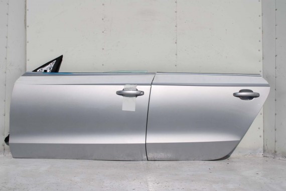 AUDI A5 SPORTBACK DRZWI LEWE PRZÓD + TYŁ STRONA LEWA przednie + tylne 2 sztuki 8T 8T8 L5L5 LZ7G Florettsilber metallic Srebrny