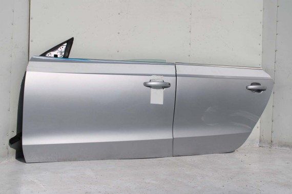 AUDI A5 SPORTBACK DRZWI LEWE PRZÓD + TYŁ STRONA LEWA przednie + tylne 2 sztuki 8T 8T8 L5L5 LZ7G Florettsilber metallic Srebrny