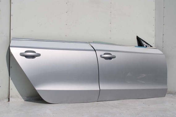 AUDI A5 SPORTBACK DRZWI PRAWE PRZÓD + TYŁ STRONA PRAWA przednie + tylne 2 sztuki 8T 8T8 L5L5L Z7G Srebrny 8T8831052 8T8833052