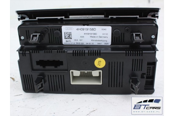 AUDI A8, A8 FL PANEL KLIMATYZACJI TYŁ 4H0919158D 4H0919158K moduł sterownik nawiewu klimy 4H0 919 158 D 4H0919158D 4H0919158K 4H