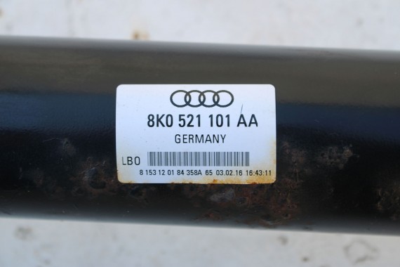 AUDI A4 A5 WAŁ KARDANA NAPĘDOWY 8K0521101AA 8K0 521 101 AA 8K 8T b8 4*4 Quattro napęd osi tył 4X4 8K0521101AA  8K0521101