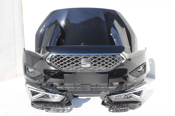 SEAT TARRACO PRZÓD MASKA ZDERZAK maska pas przedni lampy wzmocnienie błotnik lampa 2T2T LC9X głęboka czerń FULL LED