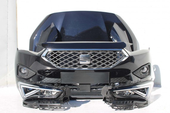 SEAT TARRACO PRZÓD MASKA ZDERZAK maska pas przedni lampy wzmocnienie błotnik lampa 2T2T LC9X głęboka czerń FULL LED