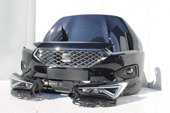 SEAT TARRACO PRZÓD MASKA ZDERZAK maska pas przedni lampy wzmocnienie błotnik lampa 2T2T LC9X głęboka czerń FULL LED