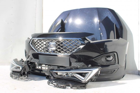 SEAT TARRACO PRZÓD MASKA ZDERZAK maska pas przedni lampy wzmocnienie błotnik lampa 2T2T LC9X głęboka czerń FULL LED