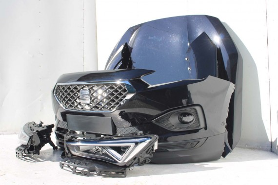 SEAT TARRACO PRZÓD MASKA ZDERZAK maska pas przedni lampy wzmocnienie błotnik lampa 2T2T LC9X głęboka czerń FULL LED