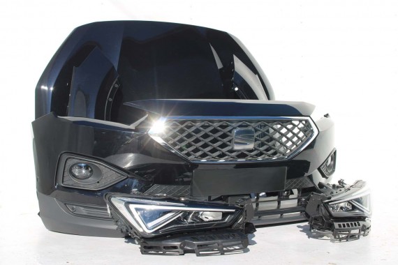 SEAT TARRACO PRZÓD MASKA ZDERZAK maska pas przedni lampy wzmocnienie błotnik lampa 2T2T LC9X głęboka czerń FULL LED