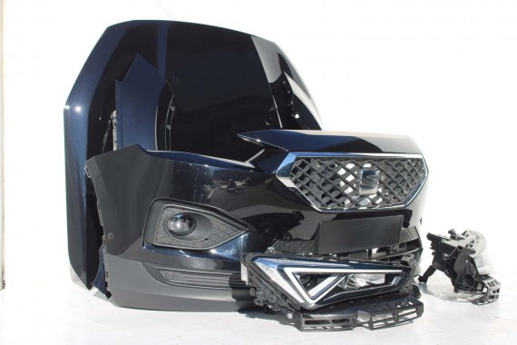 SEAT TARRACO PRZÓD MASKA ZDERZAK maska pas przedni lampy wzmocnienie błotnik lampa 2T2T LC9X głęboka czerń FULL LED