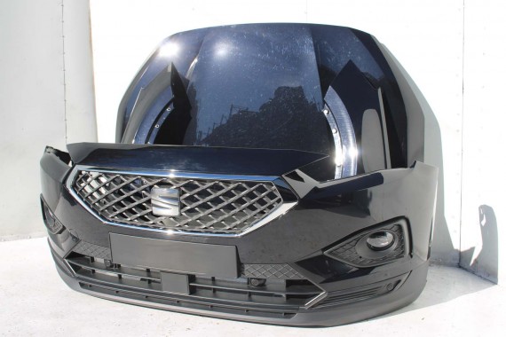 SEAT TARRACO PRZÓD MASKA ZDERZAK maska pas przedni lampy wzmocnienie błotnik lampa 2T2T LC9X głęboka czerń FULL LED