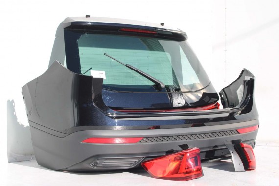SEAT TARRACO TYŁ ZDERZAK + KLAPA BAGAŻNIKA + LAMPY lampa tylny 2T2T LC9X głęboka czerń LED ledy 5FJ807434  5FJ807521 5FJ827025A
