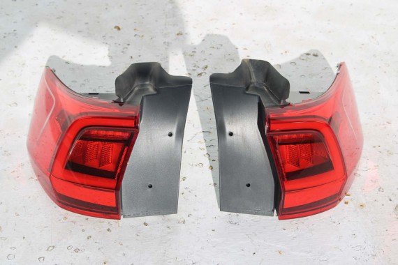 SEAT TARRACO TYŁ ZDERZAK + KLAPA BAGAŻNIKA + LAMPY lampa tylny 2T2T LC9X głęboka czerń LED ledy 5FJ807434  5FJ807521 5FJ827025A