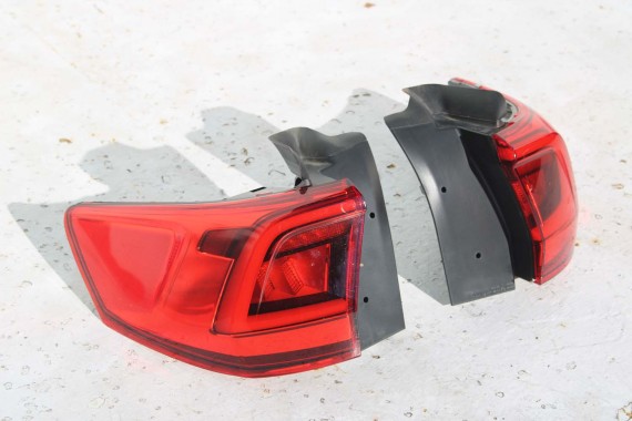 SEAT TARRACO TYŁ ZDERZAK + KLAPA BAGAŻNIKA + LAMPY lampa tylny 2T2T LC9X głęboka czerń LED ledy 5FJ807434  5FJ807521 5FJ827025A