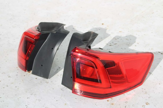SEAT TARRACO TYŁ ZDERZAK + KLAPA BAGAŻNIKA + LAMPY lampa tylny 2T2T LC9X głęboka czerń LED ledy 5FJ807434  5FJ807521 5FJ827025A
