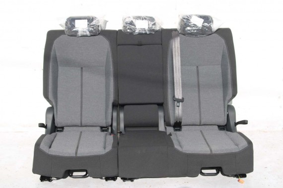 SEAT TARRACO FOTELE SIEDZENIA KOMPLET FOTELI FL LIFT fotel siedzenie tapicerka kanapa 5FJ welur czarne szare antracyt