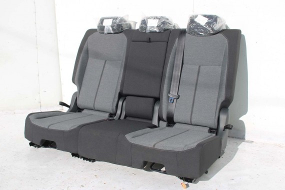 SEAT TARRACO FOTELE SIEDZENIA KOMPLET FOTELI FL LIFT fotel siedzenie tapicerka kanapa 5FJ welur czarne szare antracyt