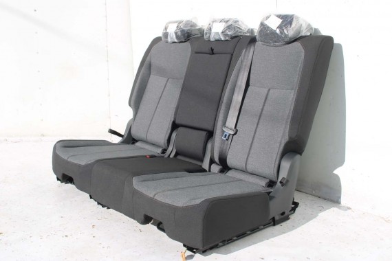 SEAT TARRACO FOTELE SIEDZENIA KOMPLET FOTELI FL LIFT fotel siedzenie tapicerka kanapa 5FJ welur czarne szare antracyt