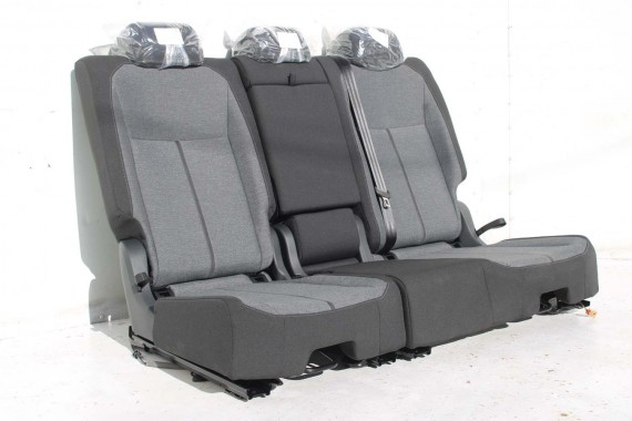 SEAT TARRACO FOTELE SIEDZENIA KOMPLET FOTELI FL LIFT fotel siedzenie tapicerka kanapa 5FJ welur czarne szare antracyt