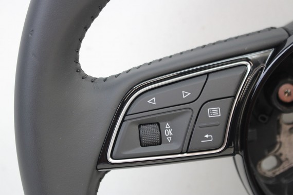 AUDI A3 Q2 KIEROWNICA 8V0419091CG 81A419091B 8V0 419 091 CG 81A 419 091 B INU czarny FL LIFT skóra 8V0419091CG 81A419091B