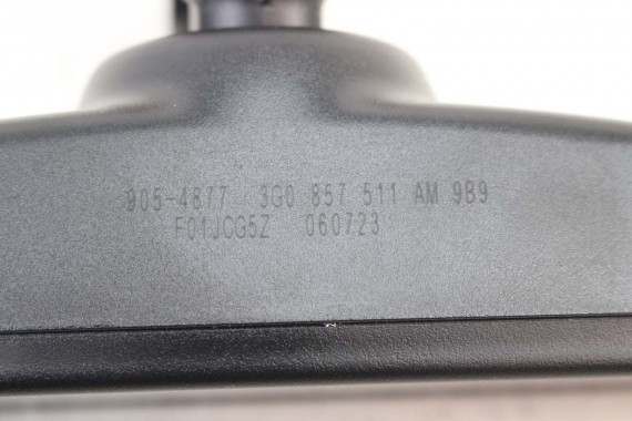 VW SKODA LUSTERKO WEWNĘTRZNE 3G0857511AM 9B9 czarny 3G0857511 fotochrom wsteczne 3G0857511AM 3G0857511 SEAT 3G0857511E 3G0857511