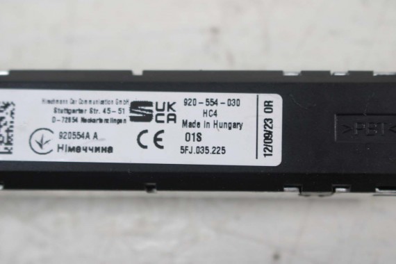 SEAT TARRACO WZMACNIACZ ANTENOWY ANTENY 5FJ035225 5FJ035225B 5FJ 035 225 B 5FJ 035 225 moduł 5FJ035225 5FJ035225B 5FJ035225