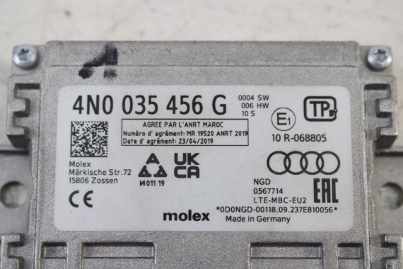 SEAT TARRACO WZMACNIACZ ANTENOWY 4N0035456G ANTENA ANTENY GSM  4N0 035 456 G VW SKODA 4N0035456G 4N0035456G