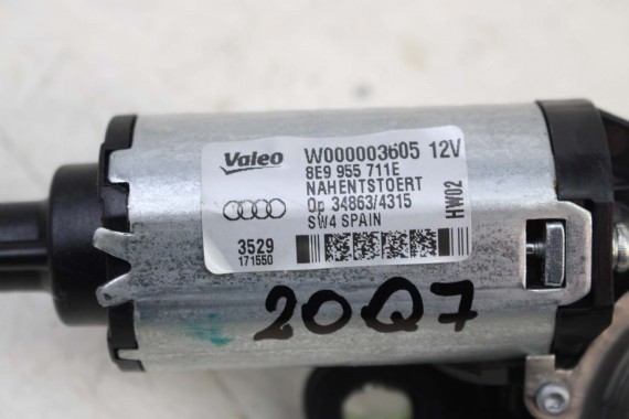 AUDI A3 A4 Q5 Q7 SILNICZEK WYCIERACZKI 8E9955711E 8E9 955 711 E tył tylnej bagażnika klapy 8R0955711C 8E9955711G