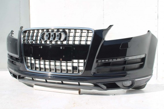 AUDI Q7 LIFT PRZÓD 4L maska błotniki zderzak pas przedni lampy wzmocnienie błotnik lampa xenon 2T2T LC9X Głęboka Czarny LED FL