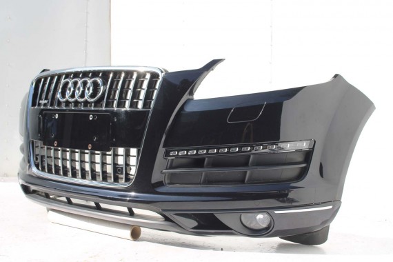AUDI Q7 LIFT PRZÓD 4L maska błotniki zderzak pas przedni lampy wzmocnienie błotnik lampa xenon 2T2T LC9X Głęboka Czarny LED FL