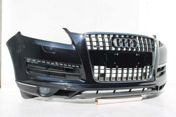 AUDI Q7 LIFT PRZÓD 4L maska błotniki zderzak pas przedni lampy wzmocnienie błotnik lampa xenon 2T2T LC9X Głęboka Czarny LED FL