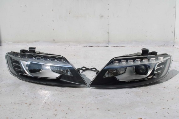 AUDI Q7 LIFT PRZÓD 4L maska błotniki zderzak pas przedni lampy wzmocnienie błotnik lampa xenon 2T2T LC9X Głęboka Czarny LED FL