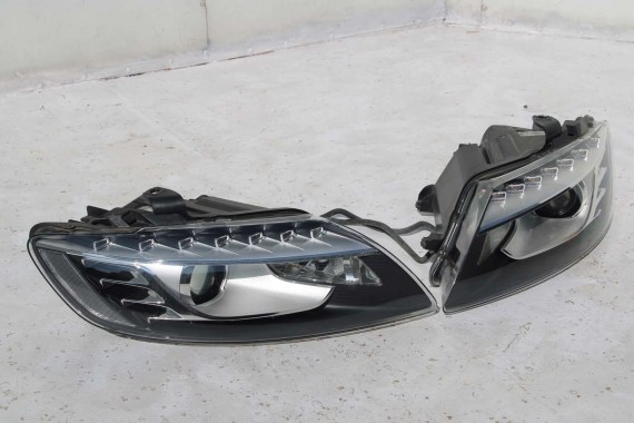 AUDI Q7 LIFT PRZÓD 4L maska błotniki zderzak pas przedni lampy wzmocnienie błotnik lampa xenon 2T2T LC9X Głęboka Czarny LED FL
