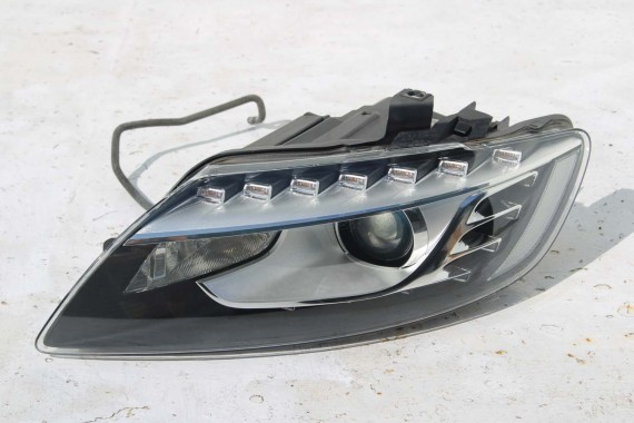 AUDI Q7 LIFT PRZÓD 4L maska błotniki zderzak pas przedni lampy wzmocnienie błotnik lampa xenon 2T2T LC9X Głęboka Czarny LED FL