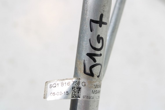 VW E-GOLF 7 VII RURKA KLIMATYZACJI klimy 5Q1816738G 5Q1 816 738 G PRZEWÓD WĄŻ 5Q1816738G AUDI A3 5Q1816738G SKODA 5Q1816738G