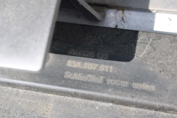 AUDI Q3 83A II PRZÓD maska błotniki zderzak pas przedni lampy wzmocnienie błotnik lampa FULL B9B9 LX5E Kosmosblau Niebieski F3